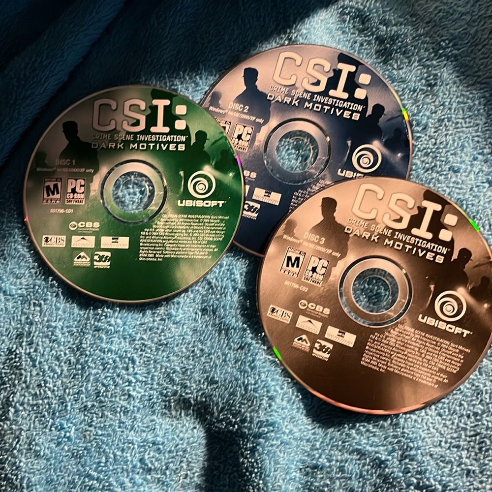 CSI : CRIME SCENE INVESTIGATION DARK MOVIES
PC GAMES